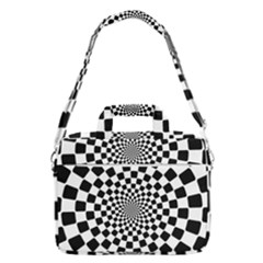 Geomtric Pattern Illusion Shapes Macbook Pro 15  Shoulder Laptop Bag by Grandong