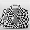 Geomtric Pattern Illusion Shapes MacBook Pro 15  Shoulder Laptop Bag View3