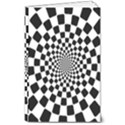 Geomtric Pattern Illusion Shapes 8  x 10  Softcover Notebook View1