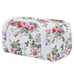 Floral Elements Peony Chinese Rose Toiletries Pouch