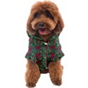 Retro 1880s Flowers Pattern 3 Dog Coat View1