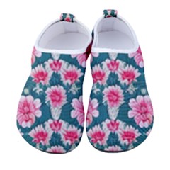 Retro 1880s Flowers Pattern 22 Men s Sock-style Water Shoes by violetheavensky