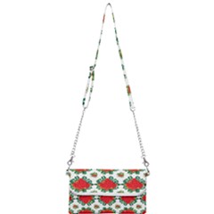 Retro 1880s Flowers Pattern 13 Mini Crossbody Handbag