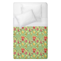 Retro 1880s Flowers Pattern 17 Duvet Cover (single Size) by violetheavensky