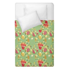 Retro 1880s Flowers Pattern 17 Duvet Cover Double Side (single Size) by violetheavensky