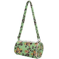 Retro 1880s Flowers Pattern 24 Mini Cylinder Bag