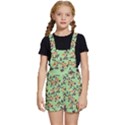 Retro 1880s Flowers Pattern 24 Kids  Short Overalls View1