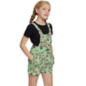 Retro 1880s Flowers Pattern 24 Kids  Short Overalls View3