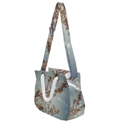 Dreamy Nature Motif Rope Handles Shoulder Strap Bag by dflcprintsclothing