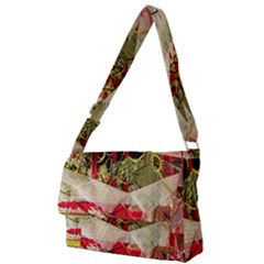 Collage Full Print Messenger Bag (l) by bestdesignintheworld