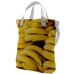 Bananas, Macro, Fruits, Ripe Bananas Canvas Messenger Bag by kyorashop23