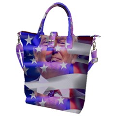 Donald Trump Flag Buckle Top Tote Bag by vintagetrump