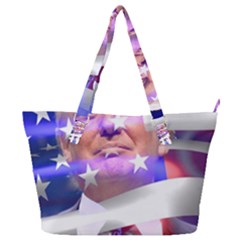 Donald Trump Flag Full Print Shoulder Bag by vintagetrump