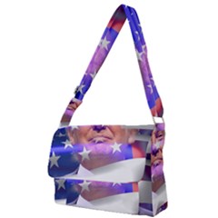 Donald Trump Flag Full Print Messenger Bag (l) by vintagetrump