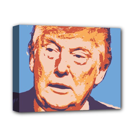 Orange Donald Trump Deluxe Canvas 14  X 11  (stretched) by vintagetrump