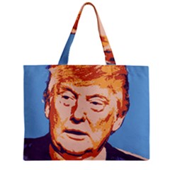 Orange Donald Trump Zipper Mini Tote Bag by vintagetrump