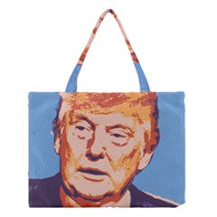 Orange Donald Trump Medium Tote Bag by vintagetrump