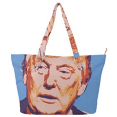 Orange Donald Trump Full Print Shoulder Bag by vintagetrump