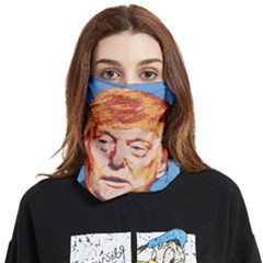 Orange Donald Trump Face Covering Bandana (two Sides) by vintagetrump