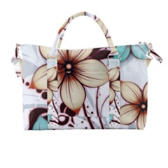 Flowers Flowers Pattern Carry-on Travel Shoulder Bag by Posterlux