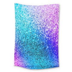 Rainbow Colors Colorful Pattern Large Tapestry by Posterlux