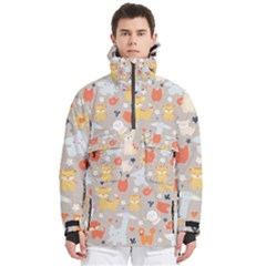 Pet Animal 02 Men s Pullover Zip Ski And Snowboard Waterproof Breathable Jacket by myclothy