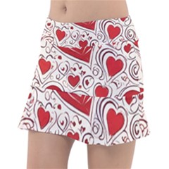 Be My Valentine Classic Tennis Skirt by pollyparadiseartshop