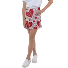 Be My Valentine Kids  Tennis Skirt by pollyparadiseartshop