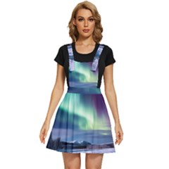 Northern Lights Aurora Night Nature Apron Dress by Posterlux