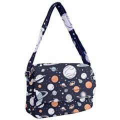 Space Galaxy Universe Stars Sky Courier Bag by Paksenen