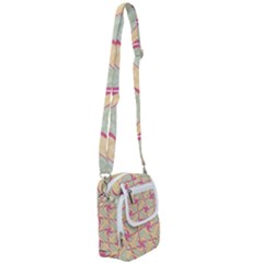 Abstract Pattern Design Scrapbooking Shoulder Strap Belt Bag by Paksenen