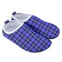 Blue Tartan Plaid 1 Kids  Sock-Style Water Shoes View3