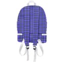 Blue Tartan Plaid 1 Zip Bottom Backpack View3