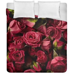 Floral Buds Of Roses Beautiful Flowers Duvet Cover Double Side (california King Size) by Grandong