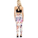 Abstract Floral Background Pocket Leggings  View2