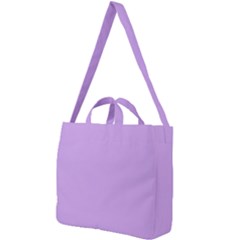 Luscious Lavender Hex #cca3e7 Square Shoulder Tote Bag by dressshop