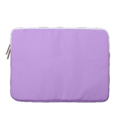 Luscious Lavender Hex #cca3e7 14  Vertical Laptop Sleeve Case With Pocket by dressshop