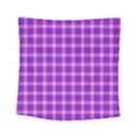 Purple Plaid Tartan 3 Square Tapestry (Small) View1