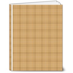 Autumn Fall Plaid Tartan 1 7  X 9  Hardcover Notebook by dressshop