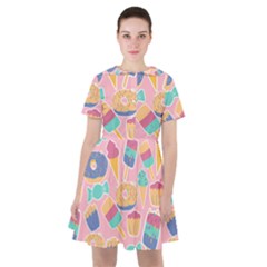 Ice Cream Donut Sweets Candie Sailor Dress by Apenda