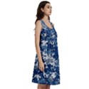 Blue, Camouflage, Cool, Navy, New, Pattern Classic Skater Dress View3