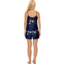 Tardis Doctor Who Space Galaxy Satin Pajama Short Set View4