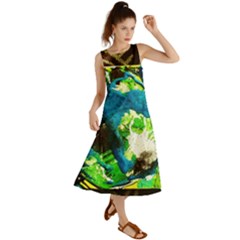 Avocado Summer Maxi Dress by bestdesignintheworld