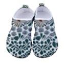 Retro Scandinavian Nordic Flowers Pattern 5 Women s Sock-Style Water Shoes View1