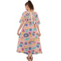 Ice Cream Donut Sweets Candie Kimono Sleeve Boho Dress View2