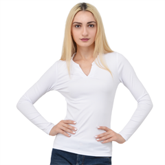 V-Neck Long Sleeve Top Icon