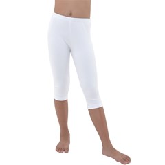 Kids  Lightweight Velour Capri Leggings  Icon