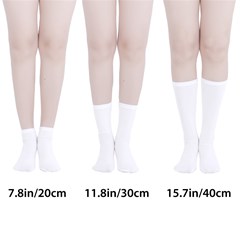 Smooth Crew Length Tube Socks Icon