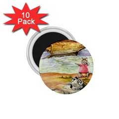 London Bridge  10 Pack Small Magnet (round)