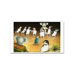 Penguin Parade  Sticker (Rectangle) Front